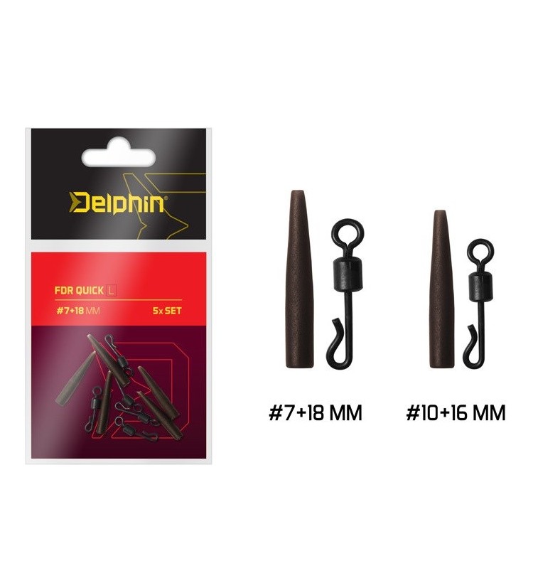 Delphin Obratlík S Převlekem FDR Quick Set 5 ks vel. 10