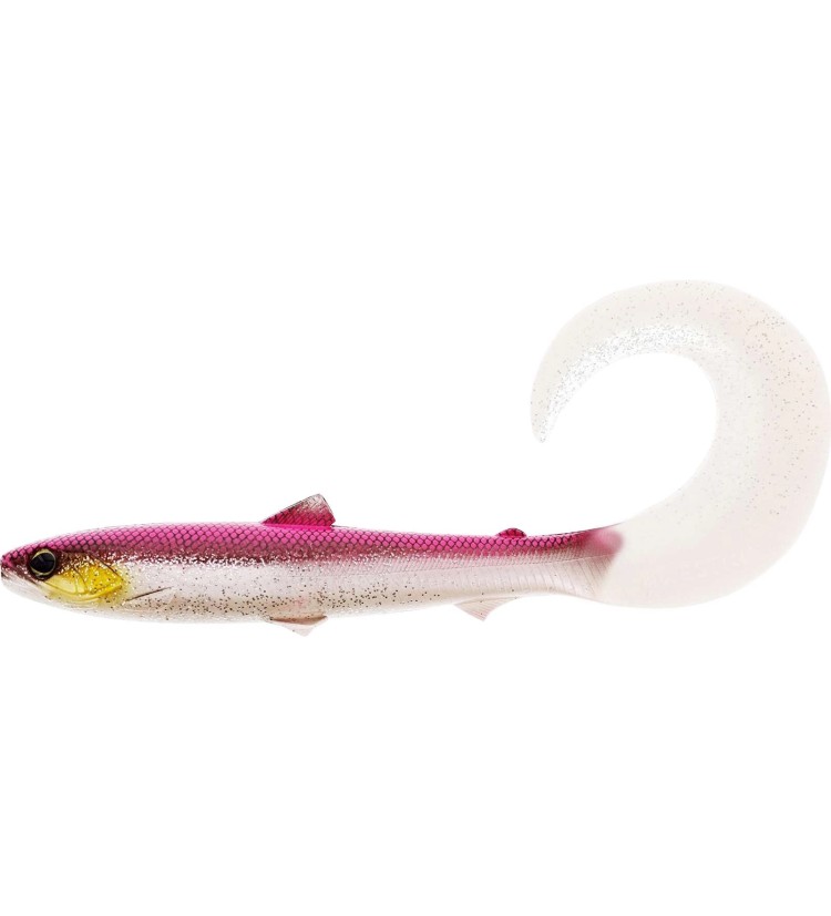 Westin gumová nástraha BullTeez Curltail Pink Headlight 10 cm 6 g