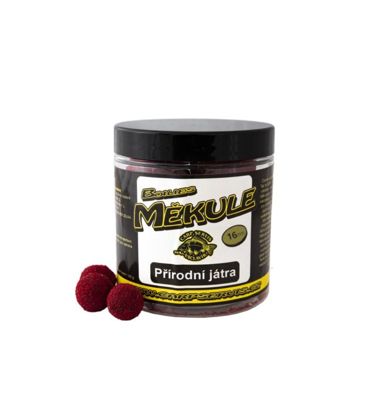 Carp Servis Vaclavik boilies Měkule 140 g / 20 mm Přírodní játra