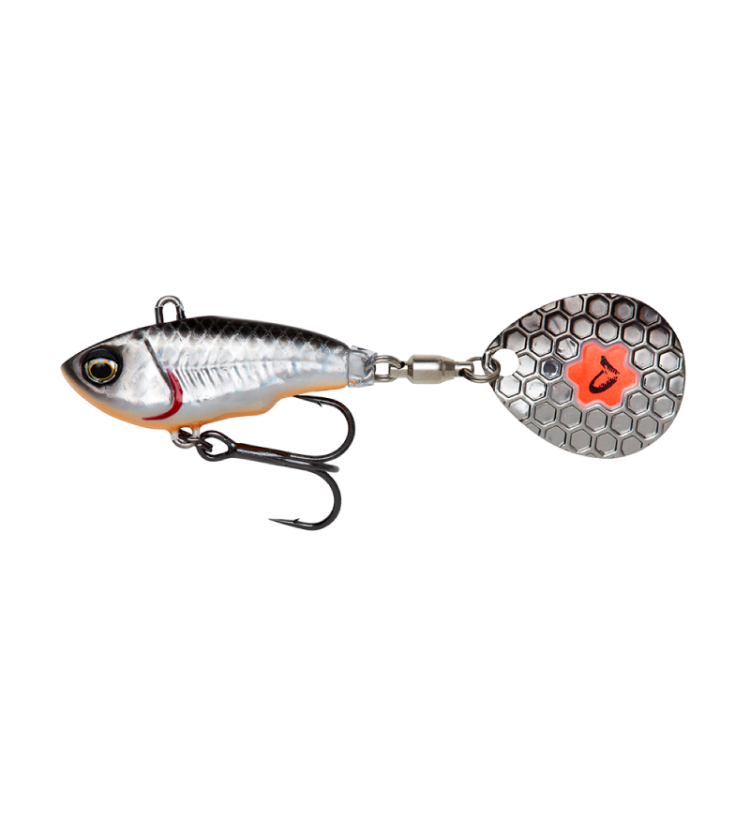 Savage Gear nástraha Fat Tail Spin Sinking Dirty Silver 5,5 cm 6,5 g