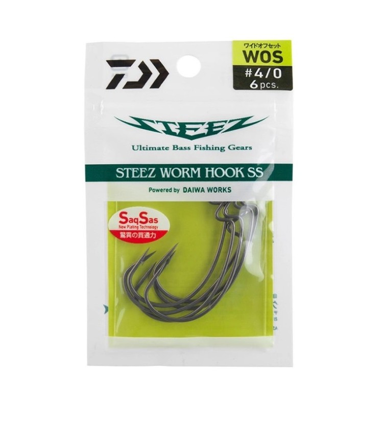 Daiwa Háček Steez Worm Hook SS Wos