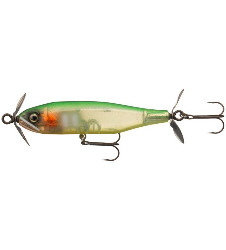 Daiwa Wobler Steez Prop 85F Clear Lime Plovoucí 8,5 cm 12,7 g