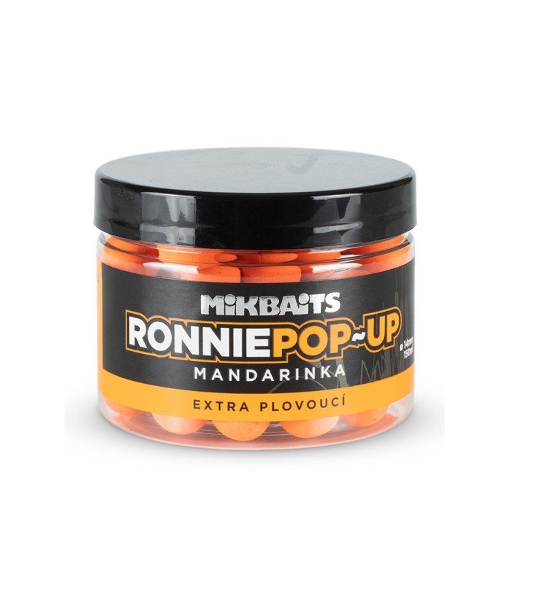 Mikbaits Plovoucí Boilie Ronnie Mandarinka 150 ml 16 mm