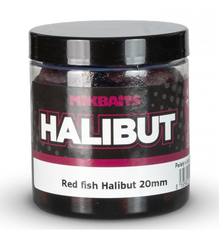 Mikbaits Pelety Halibutky v Dipu 14 mm 250 ml - Robin Red