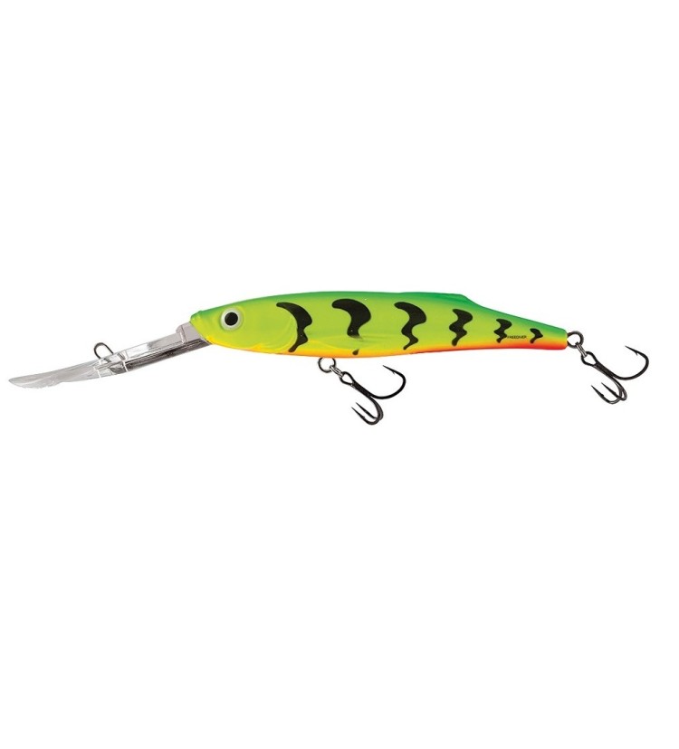 Salmo Wobler Freediver Super Deep Runner Green tiger 9 cm 11 g