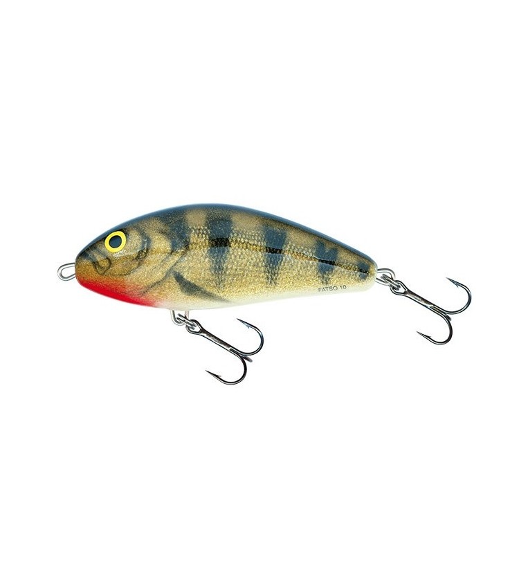 Salmo Wobler Fatso Sinking Emerald Perch 10 cm 52 g