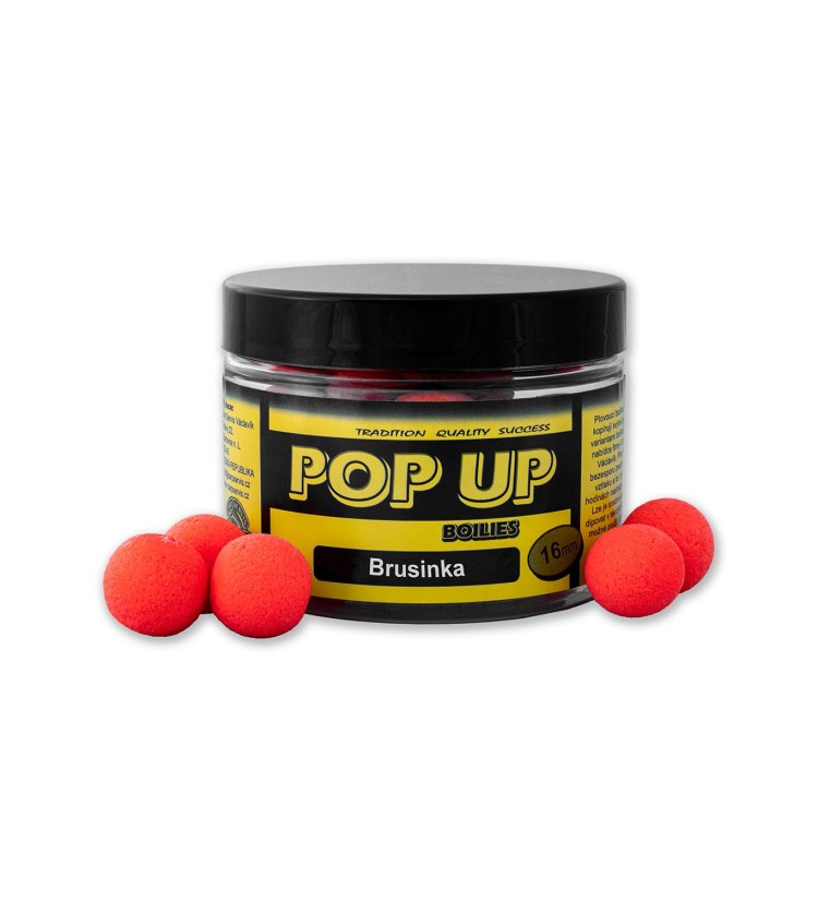 POP UP - DÓZA/50 G/16 MM/BRUSINKA