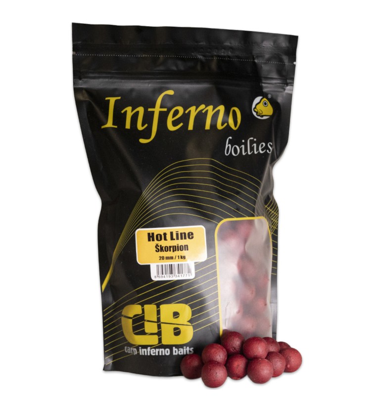 Carp Inferno Boilies Hot Line - Škorpion|20 mm 250 g