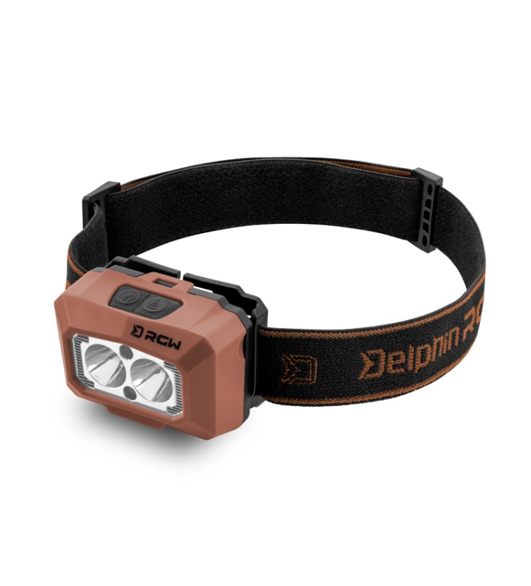Čelová lampa Delphin RGW PRO UC
