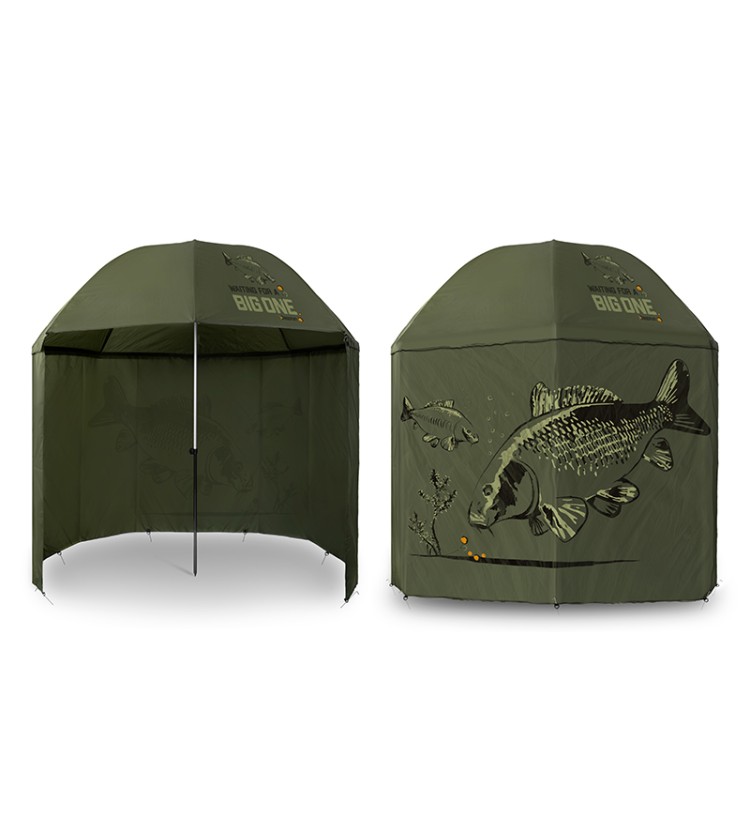 Deštník s bočnicí Delphin BigONE CARP