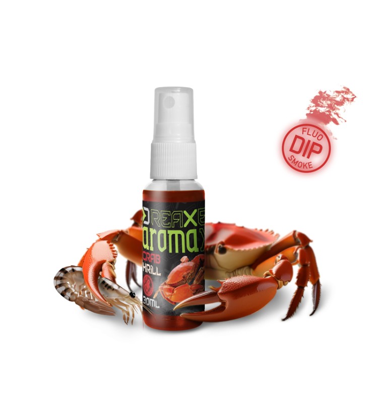 Delphin Dipovací sprej Delphin AromaX/30ml Krab-Krill/červená