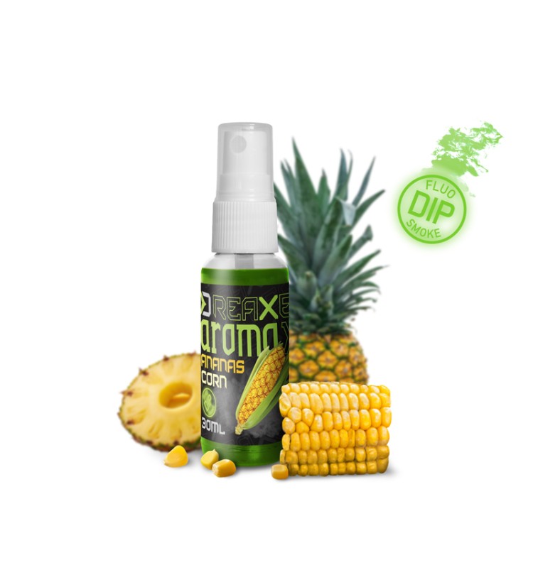 Delhin Dipovací sprej Delphin AromaX/30ml Kukuřice-Ananas/fluo zelená