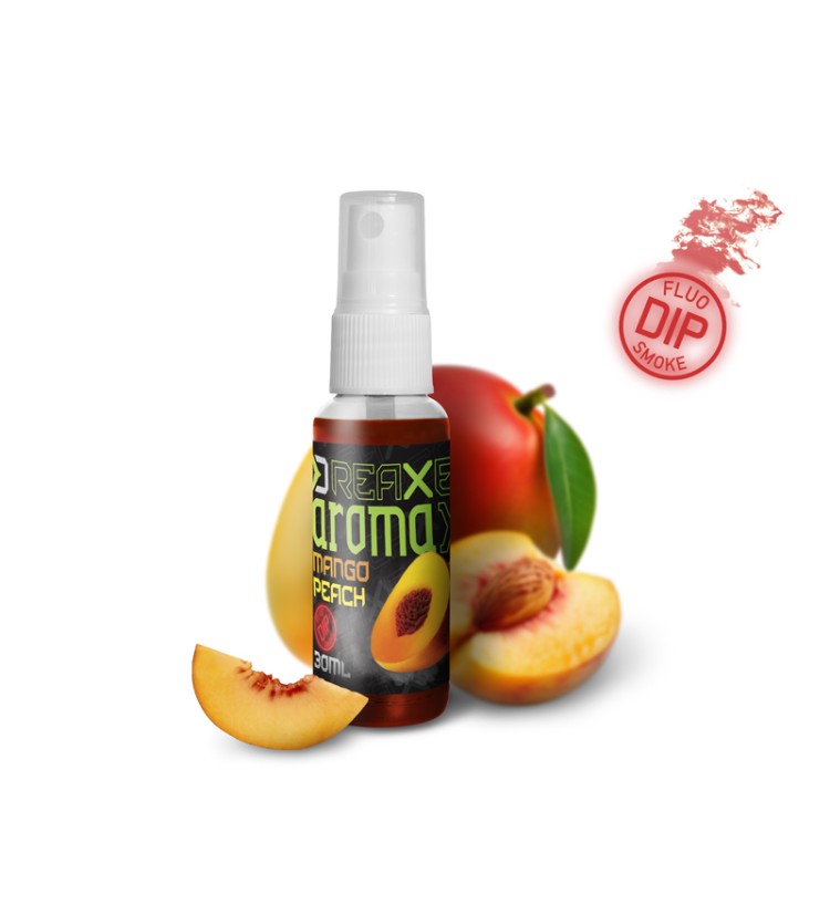 Delphin Dipovací sprej Delphin AromaX/30ml Mango-Broskev/červená