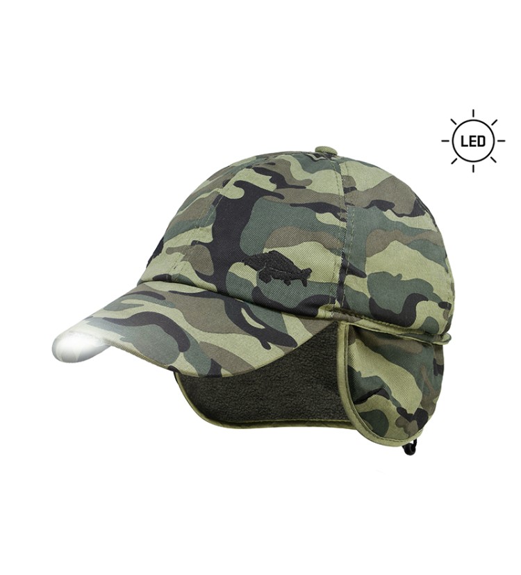 Zimní LED kšiltovka Delphin OutLINE Camo