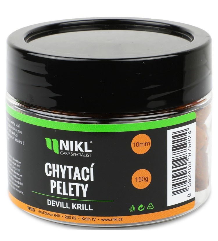 Nikl chytací pelety Devill Krill 150 g - 18 mm