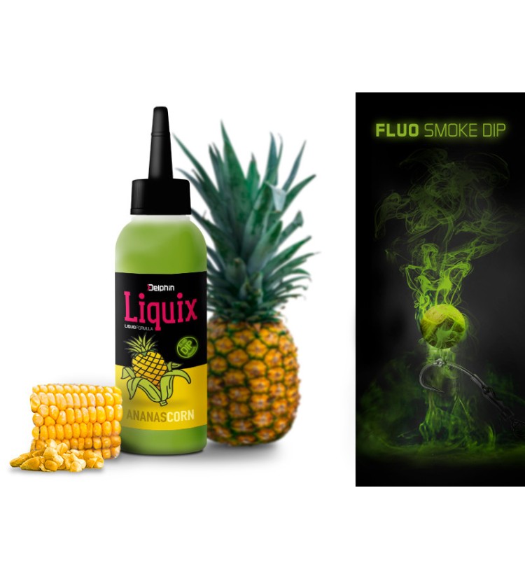 Fluo dip D SNAX LiquiX / Kukuřice-Ananas