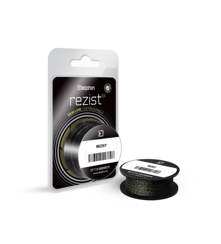 Delphin potahovaná šňůrka Skin Line REZIST / Grass camou 5 m, 25 lb