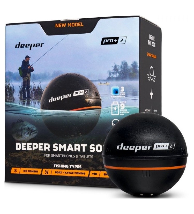 Deeper Pro+ 2 Smart nahazovací sonar WiFi s GPS