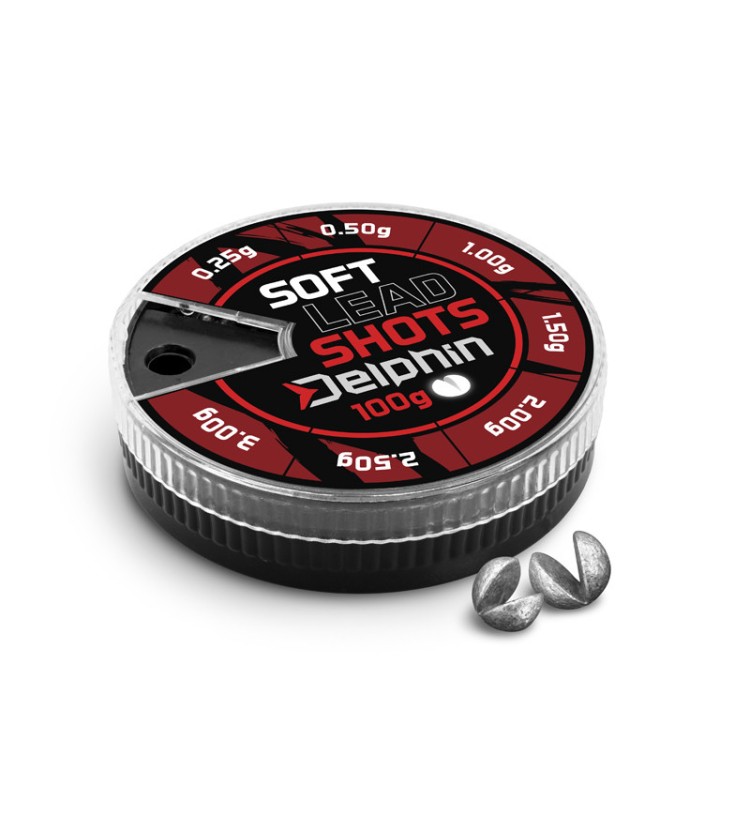 Vyvažovací olůvka Delphin SOFT (červená krabička) 100g / 0,1-1,5g