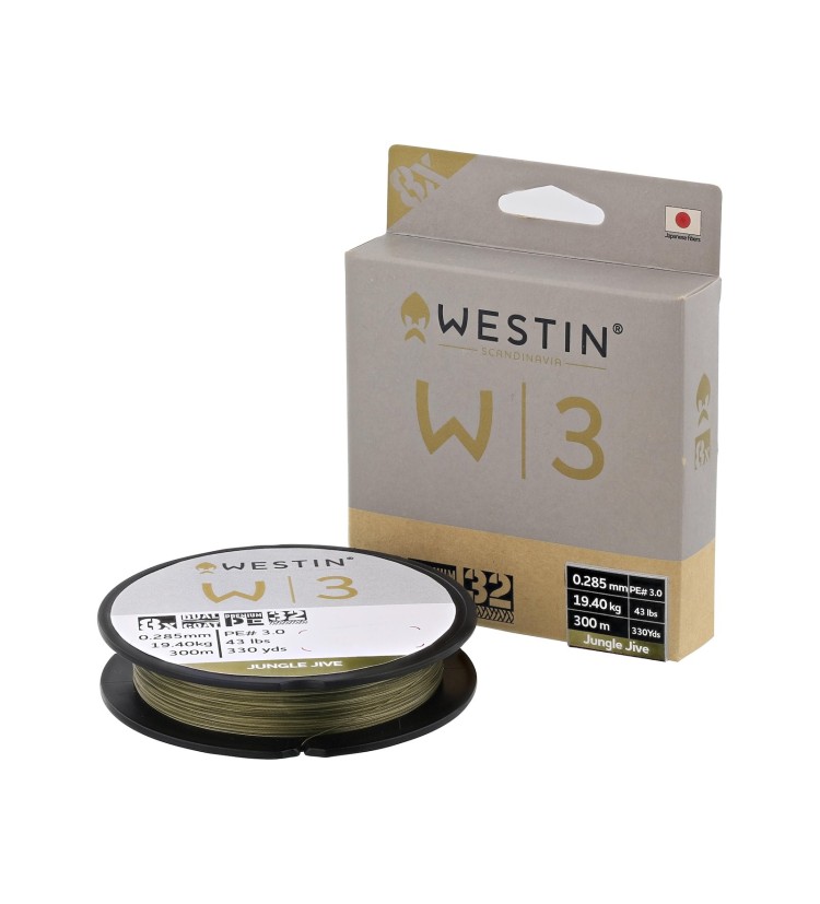 Pletená šňůra Westin W3 DEADBAIT 8-BRAID DEADBAIT 300 m 0,285 mm 19,4 kg