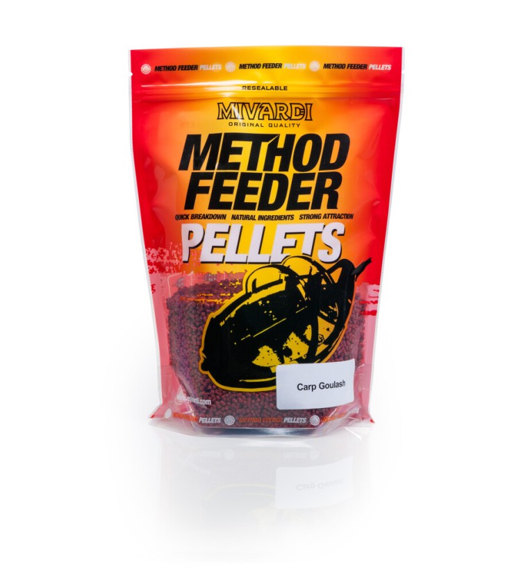 Mivardi Pelety Method Pellets Kapří guláš 750 g
