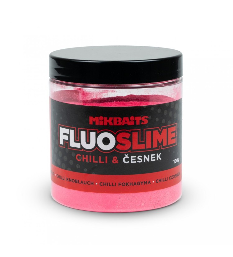 Mikbaits Obalovací Dip Fluo Slime 100 g- CHilli-Česnek