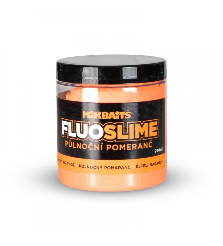 Mikbaits Obalovací Dip Fluo Slime 100 g- Půlnoční Pomeranč