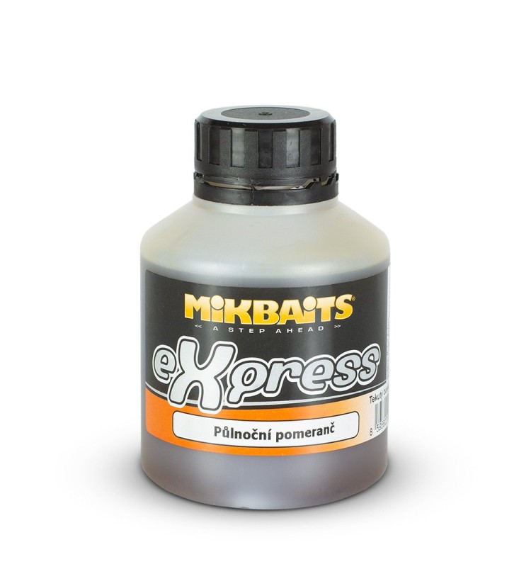 Mikbaits eXpress booster 250ml - Půlnoční pomeranč