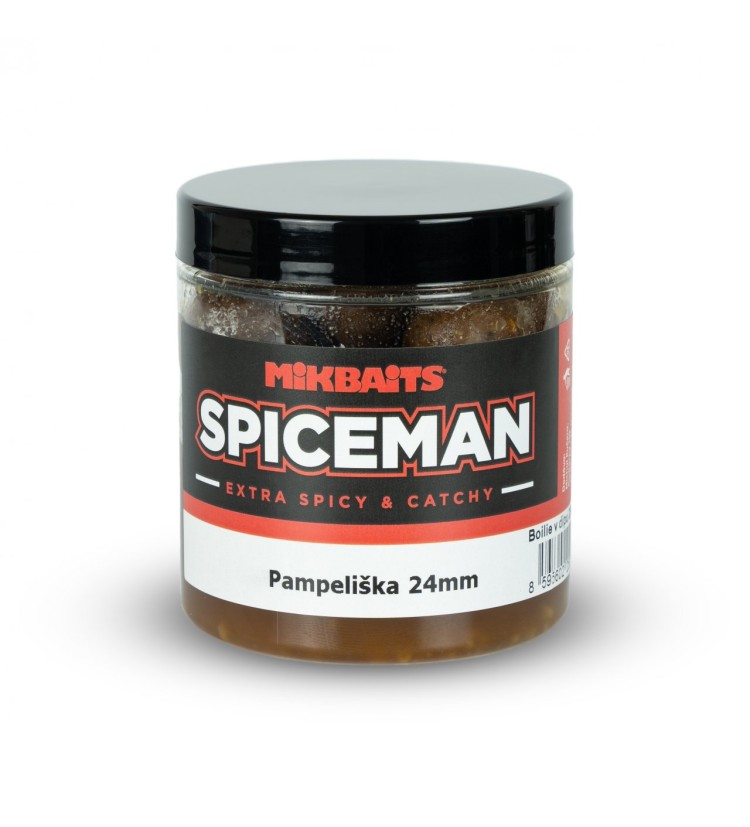 Mikbaits Spiceman boilie v dipu 250ml - Pampeliška 24mm