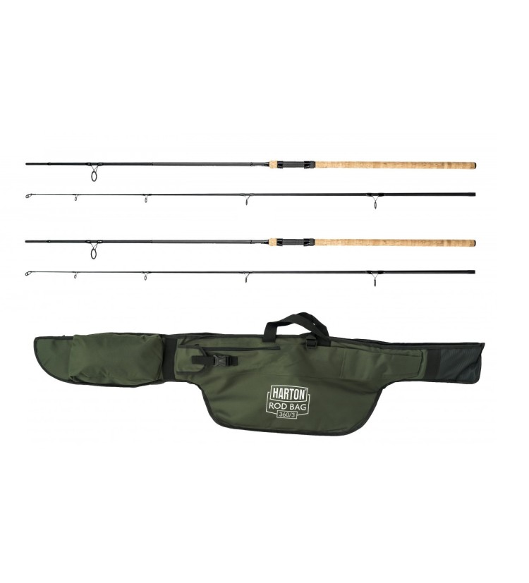 Akce 1+1 Prut Harton Dogma-X Stalker Cork 3,0m 3lb 2 dílný + Pouzdro Hrarton Rod Bag 300/2