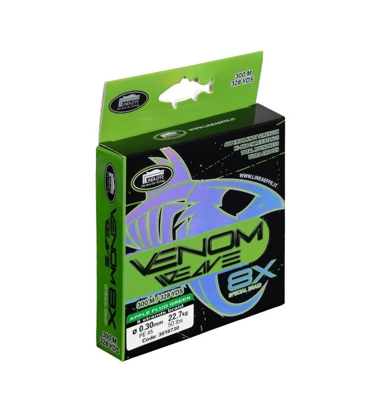 Pletená šňůra Lineaeffe Venom Weave 8X 150 m