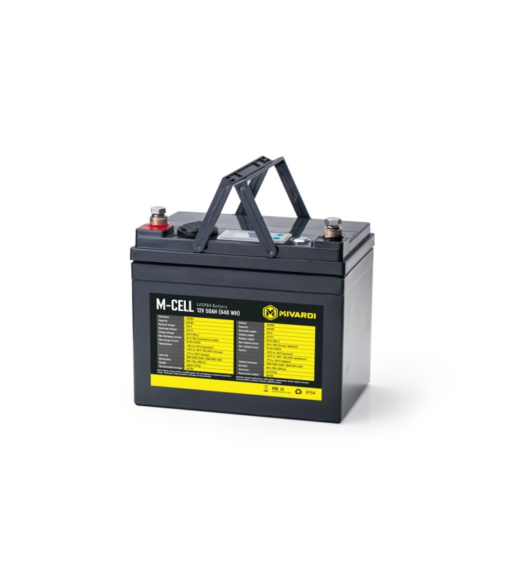 MIvardi M-CELL LiFePO4 12V 50Ah + 10A nabíječka