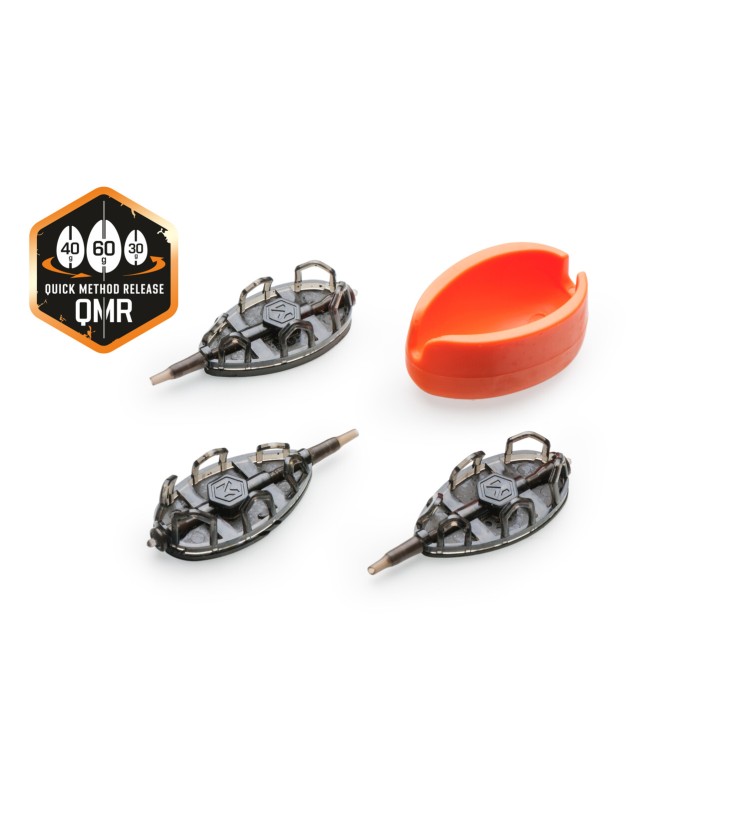 Mivardi Sada rychlovýměnných method krmítek QMR Grip L (30g + 40g + 50g + mould)