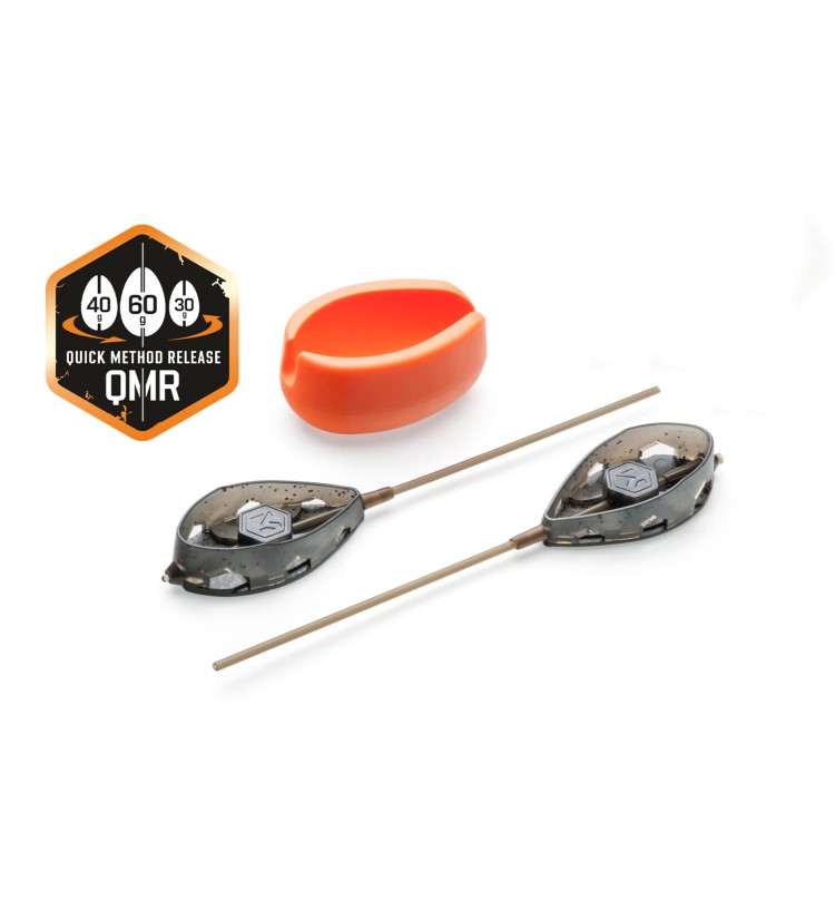 Mivardi Sada rychlovýměnných method krmítek QMR Flat XL long (50g + 60g + mould)