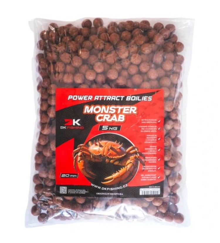 DK FISHING boilies Power Attract monster crab 5kg 24mm