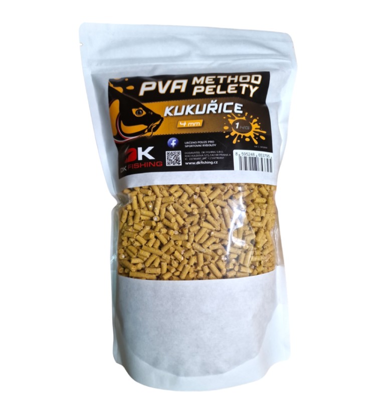 DK FISHING PVA method kukuřice 1kg
