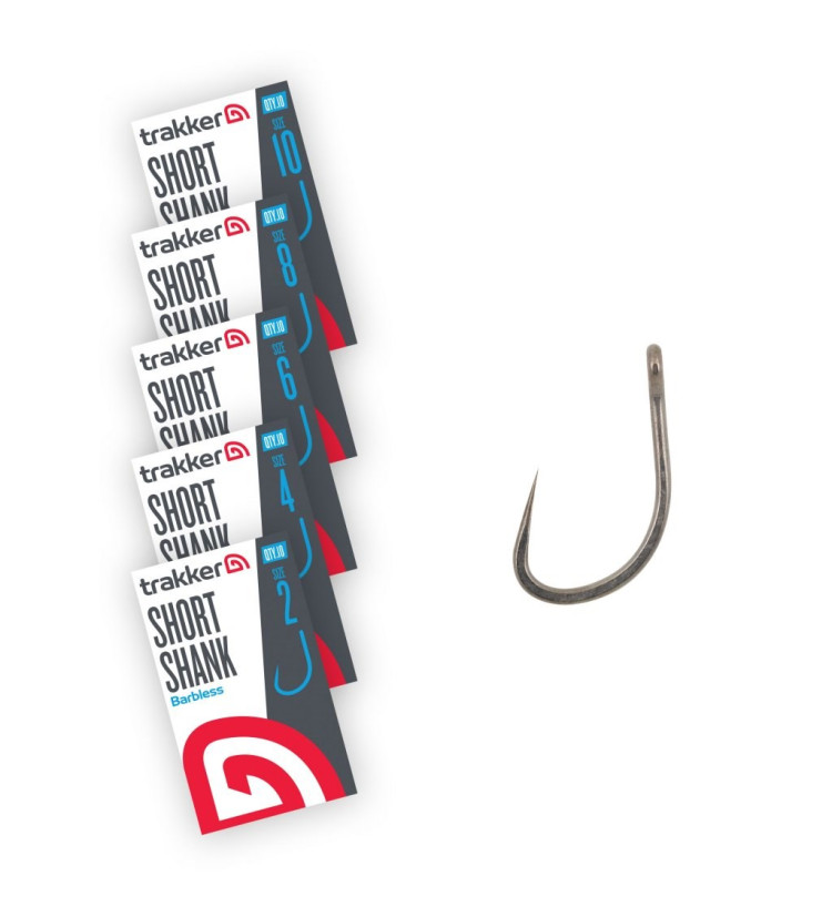 Trakker Háčky Short Shank Hooks Barbless