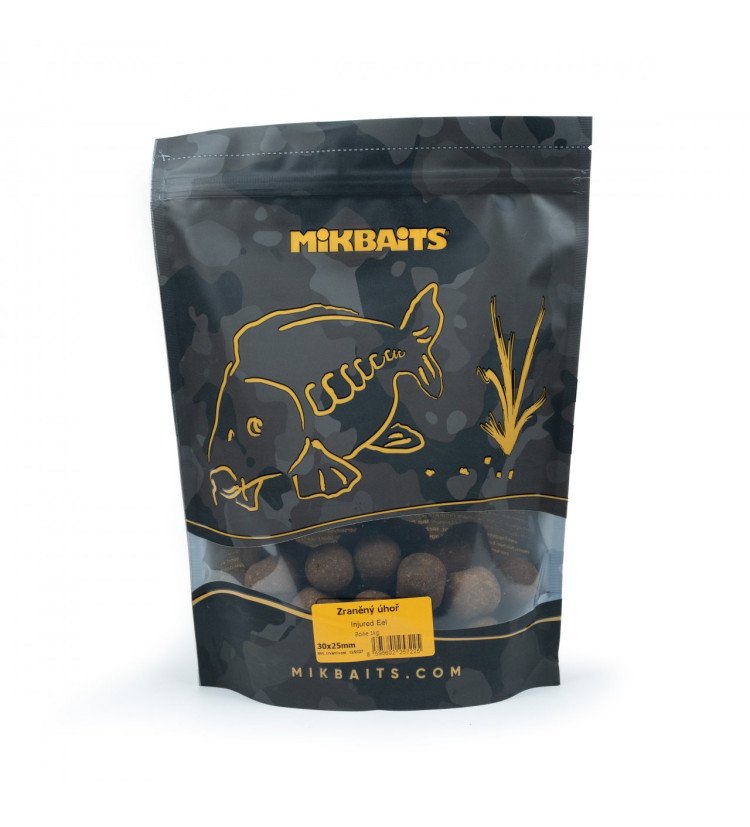 Mikbaits Mamut boilie Zraněný úhoř 1 kg 50/30mm