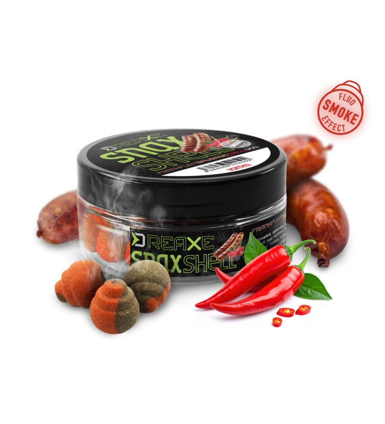 Nástraha D SNAX SHELL / Frankfurtská klobása- Chilli 12 mm 30 g