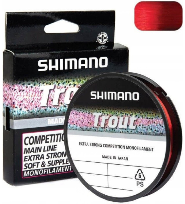 Shimano Vlasec Line Trout Competition Red 150m