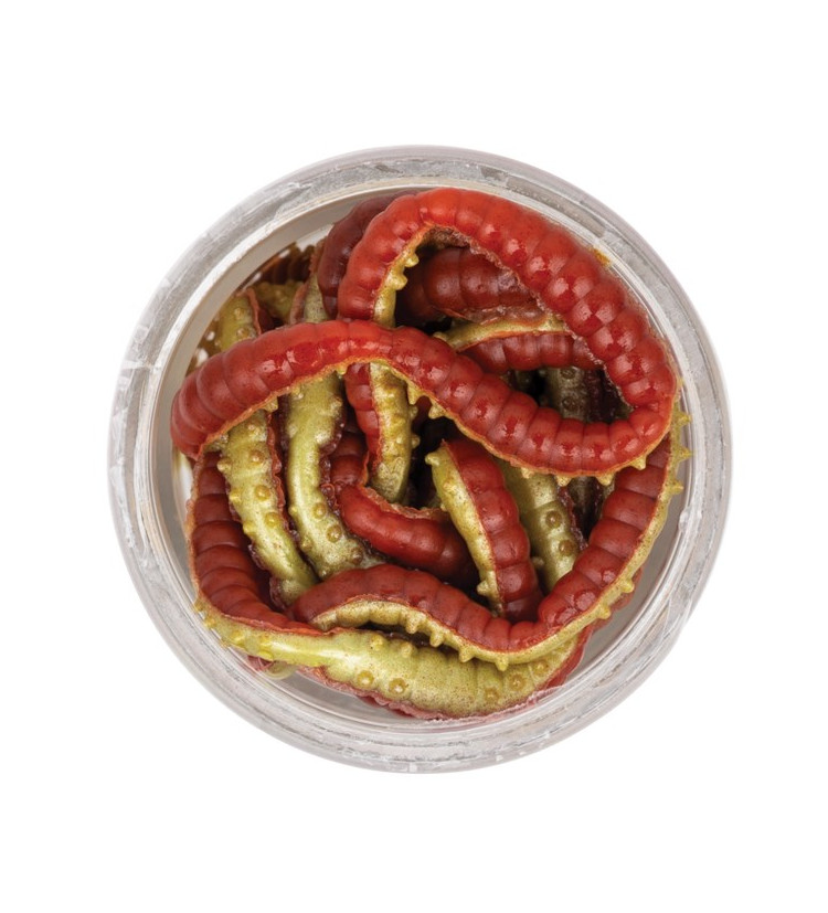 Berkley Gumová Nástraha PowerBait Power Honey Worm 2,5 cm 55 ks Red Yellow 2,5 cm