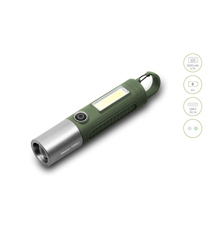 Kempingové svítidlo Delphin Torix