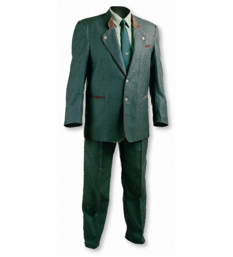 Společenský oblek Afars M s hnědým doplňkem velikost 60/5