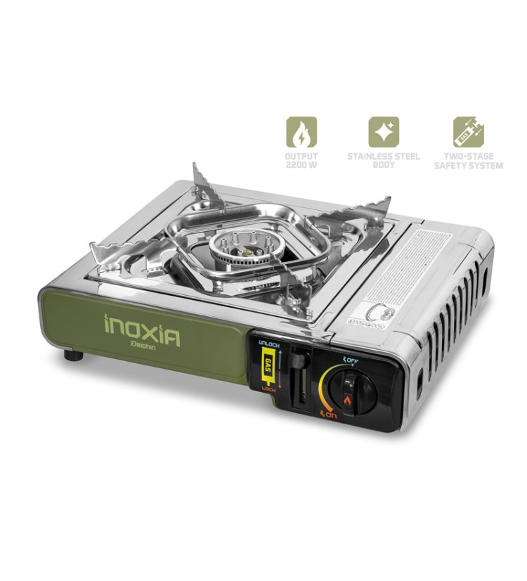 Plynový vařič Delphin INOXIA