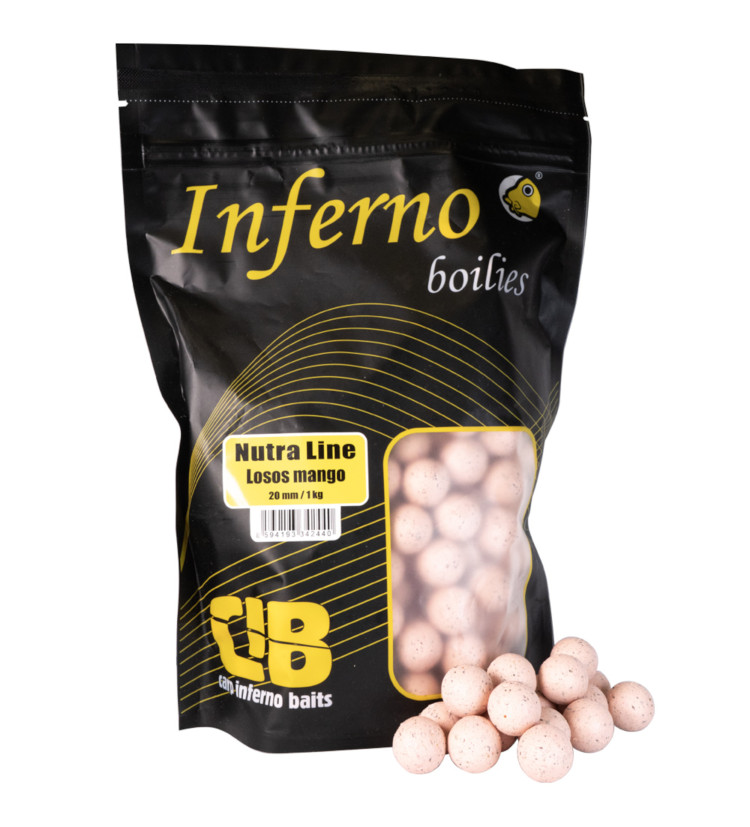 Carp Inferno Boilies Nutra Line - Losos/Mango|20 mm 250 g