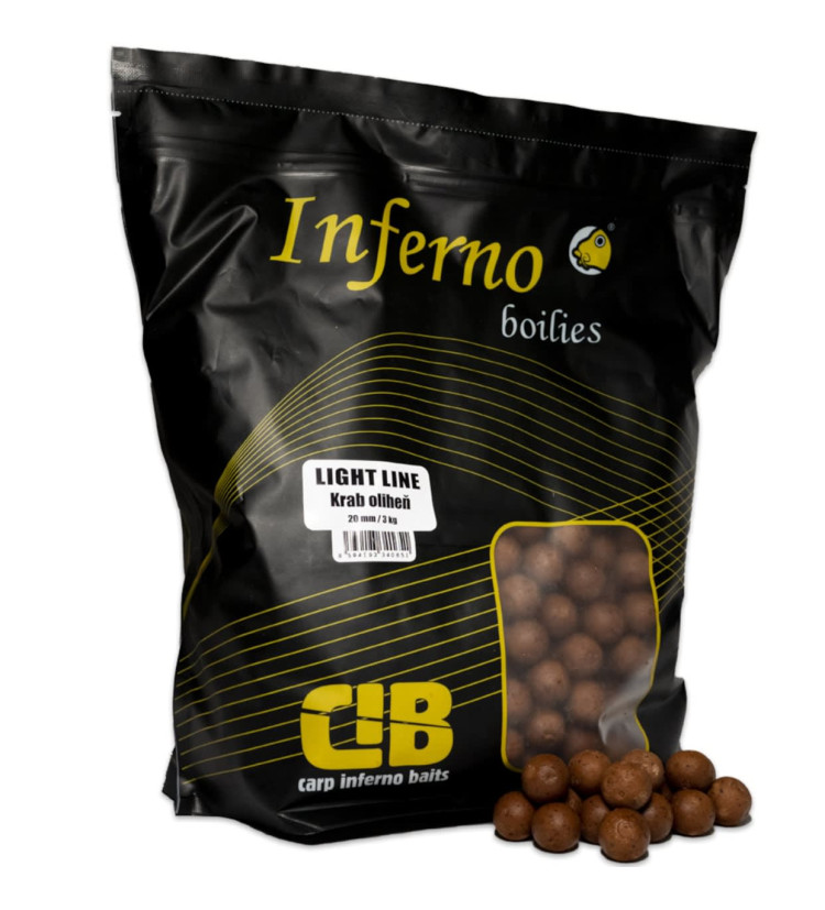 Carp Inferno Boilies Light Line 3 kg|Krab/Oliheň