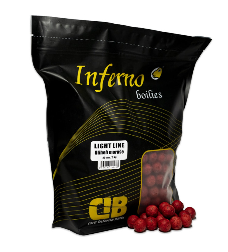 Carp Inferno Boilies Light Line 3 kg|Oliheň/Moruše