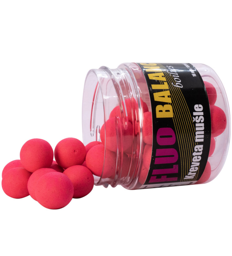 Carp Inferno Balanced Boilie Fluo 150 ml 16 mm|Kreveta Mušle