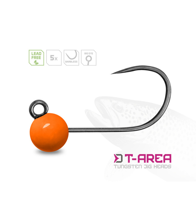 Wolframový jig Delphin T-AREA BL/5ks