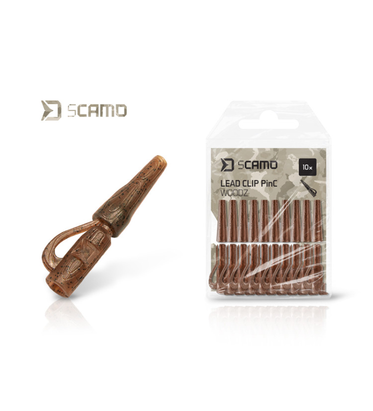 Klip na olovo Delphin sCAMO PinC WOODZ 10ks
